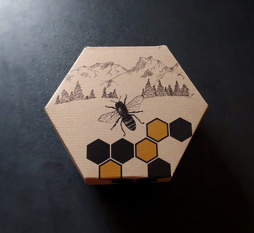 Bienenwaben Geschenksbox "Schärhorn"